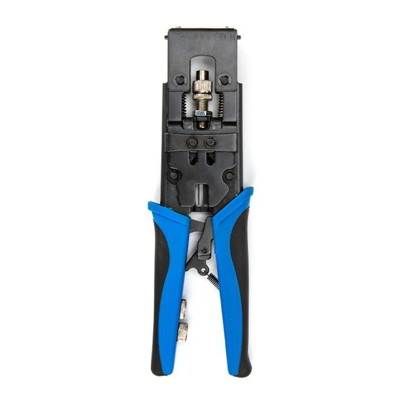 Coax Cable Crimper Adjustable Crimping Plier for F BNC RCA RG58 RG59 RG6