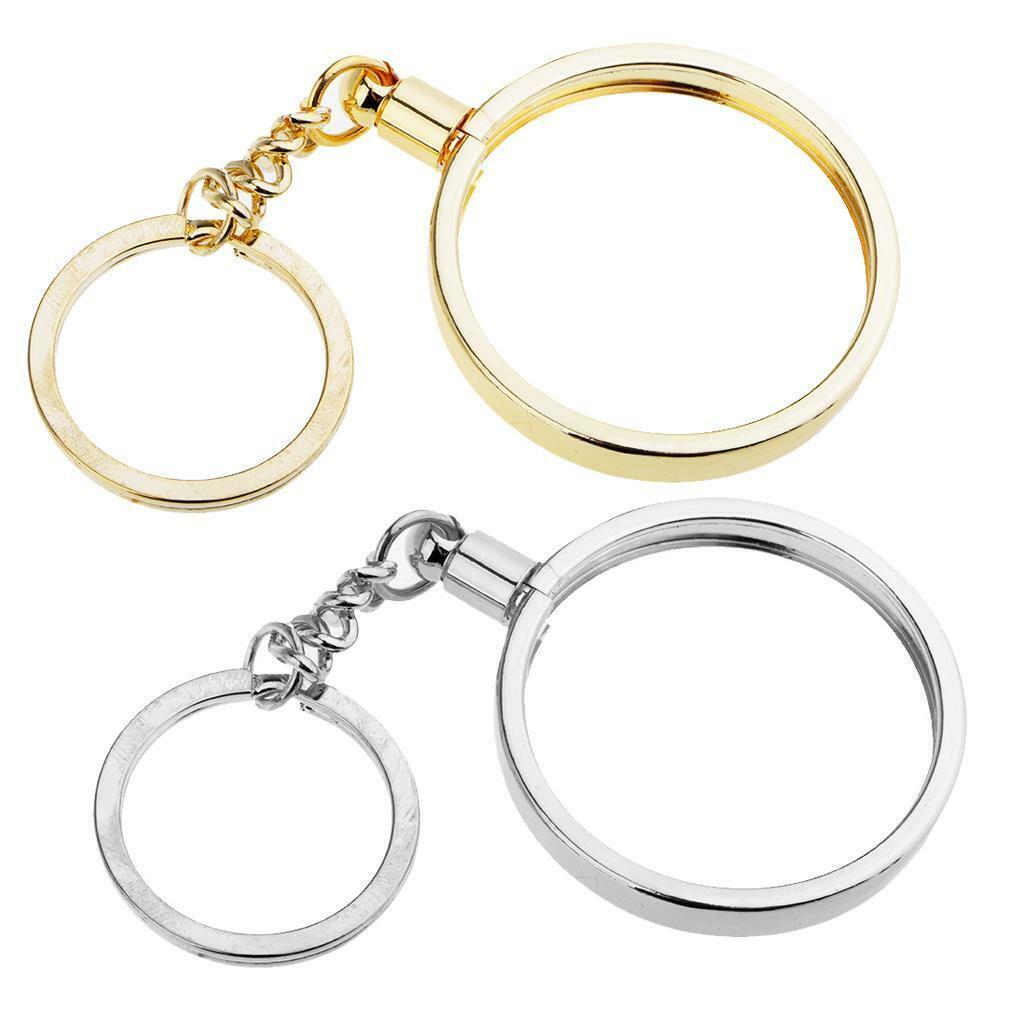 2Pc   Keyring Holder Key Chain  Men  Creative Pendant 40mm