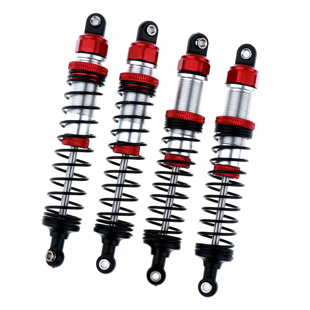 Assembled Springs Aluminum Oil Shocks Absorber  /10 RC Car  -4, 4pcs