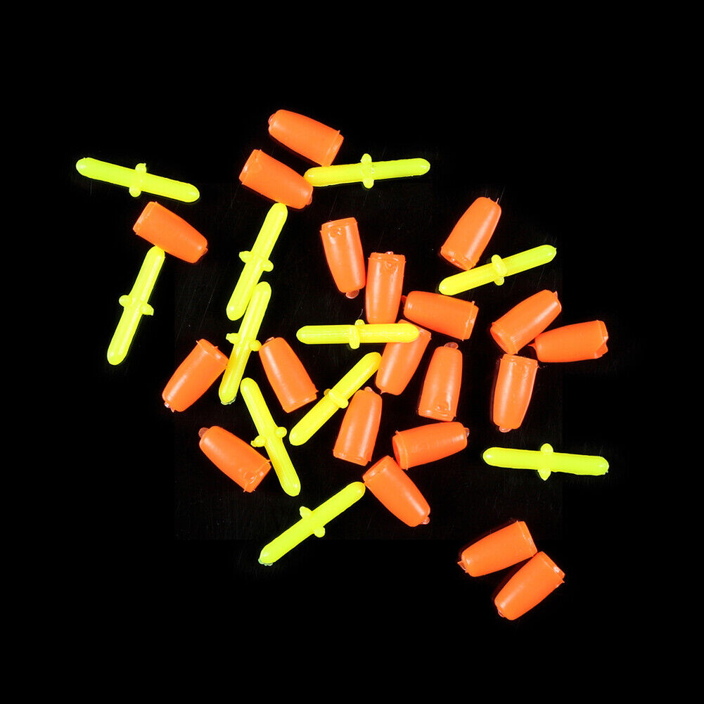 20x Rock Sea Fishing Anti Wind Bar Rod Bobber Float Stopper Fish Tackle (S)