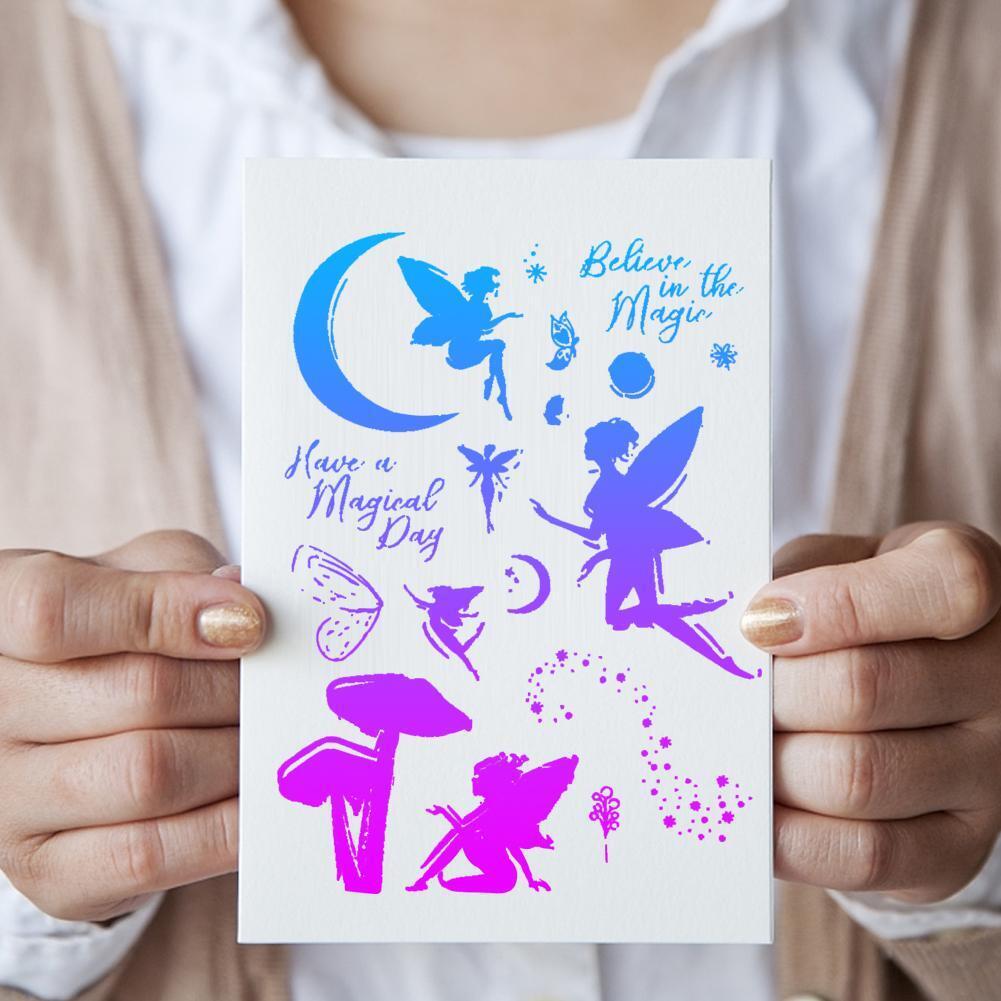 Clear Stamps Fairy Transparent Seal for DIY Scrapbooking Photo Card Making