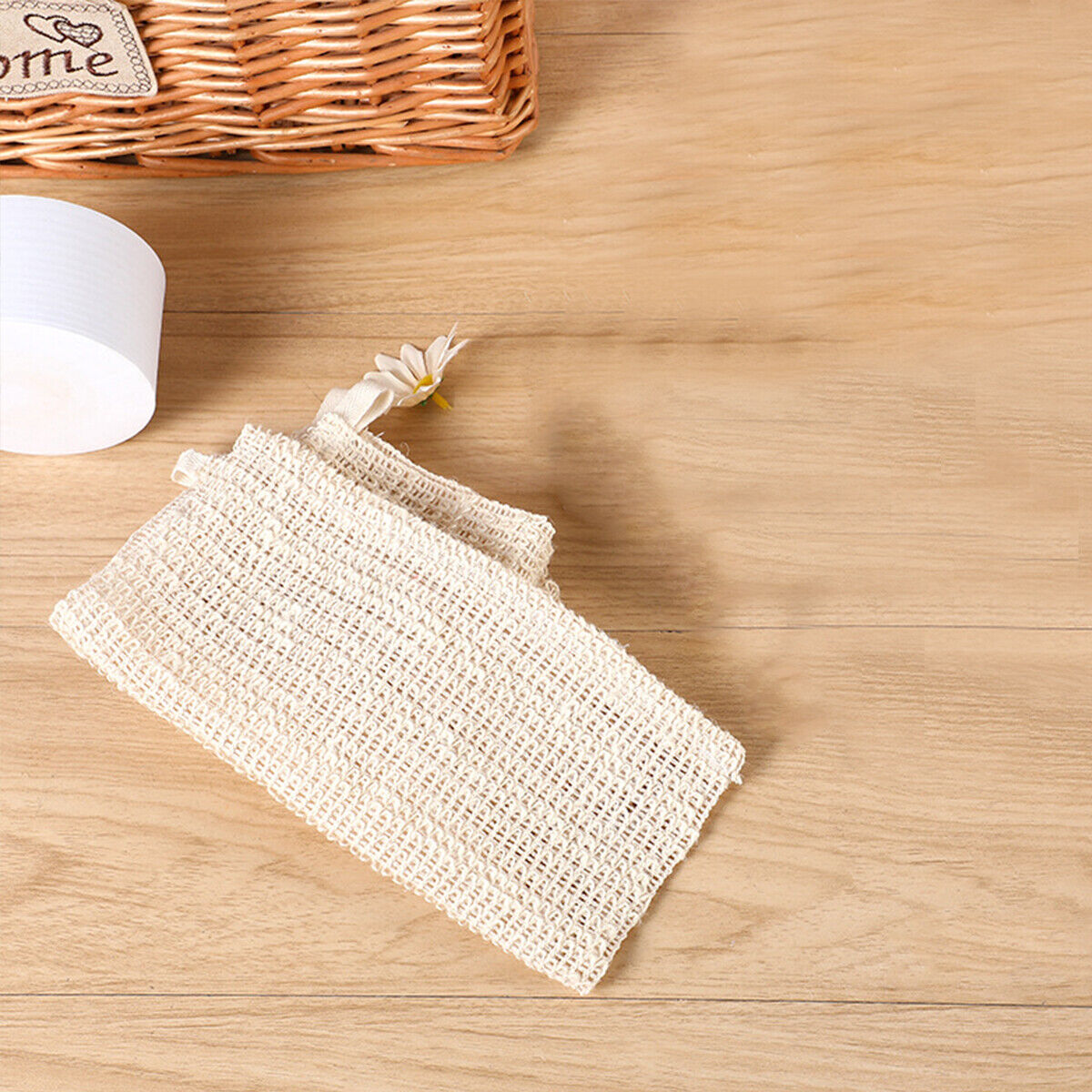 Sisal Cotton Linen Bath Room Cleanser Face Towel Wash Cloth Peeling Exfoliating