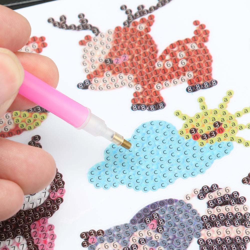 DIY Full Drill Cute Cartoon Animal Diamond Painting Craft Children Day Gift