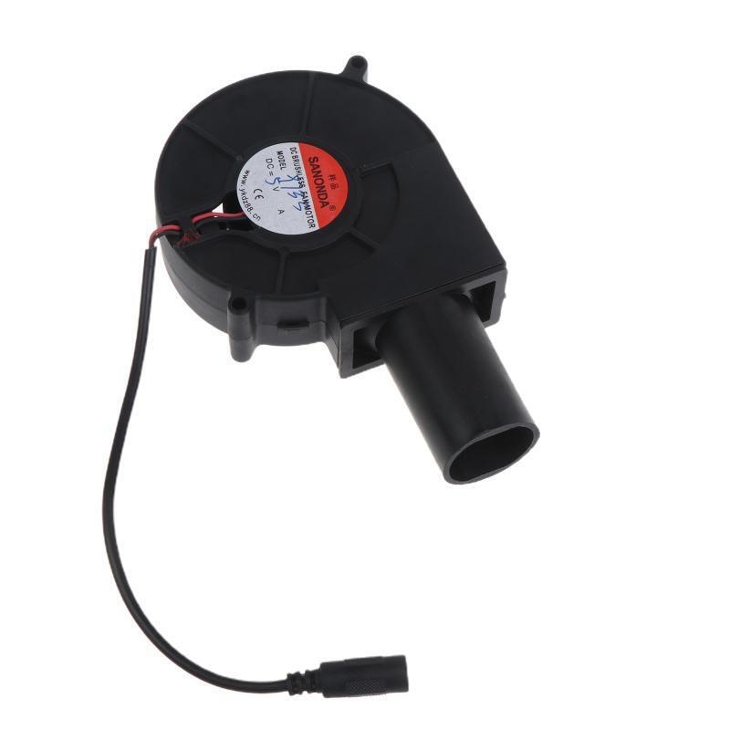 USB 5V BBQ Air Blower with Switch 3 Speed Cooling Fan for Cooking Camping Picnic