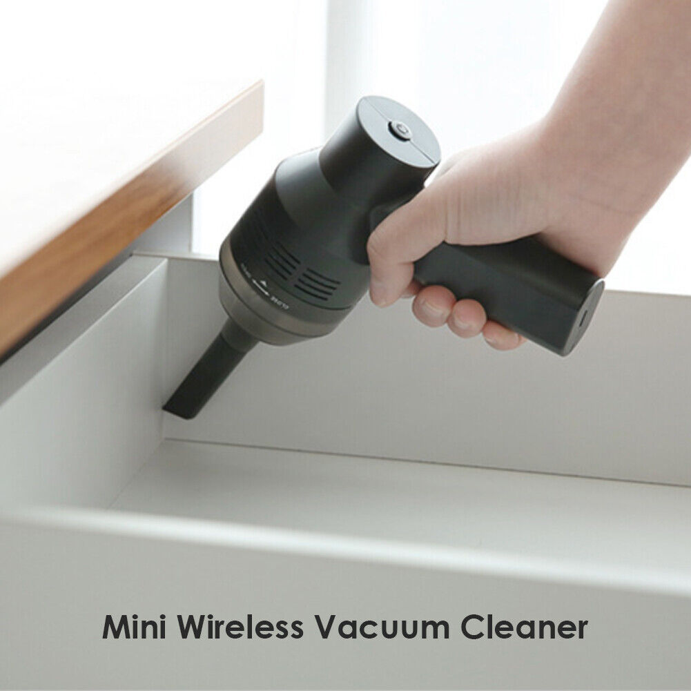 Mini Handheld Vacuum Cleaner Battery Powered PC Keyboard Car Dust Remover