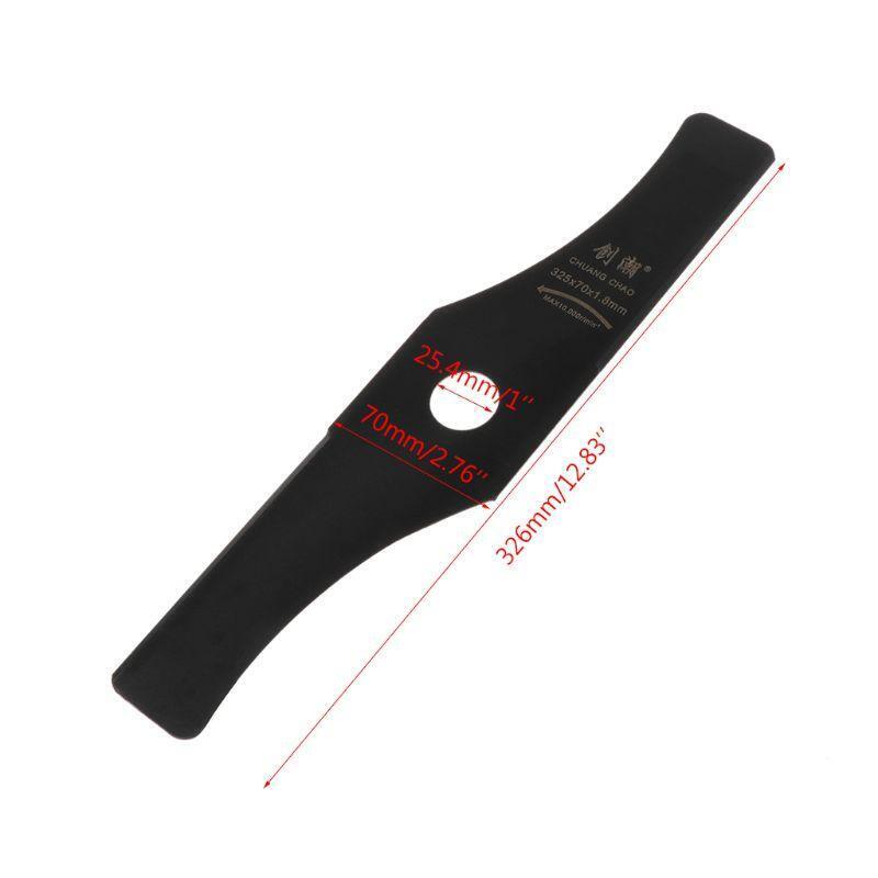 2T White Steel Brush Straight Cutter Blade Cutting Grass Cutter Parts Garden