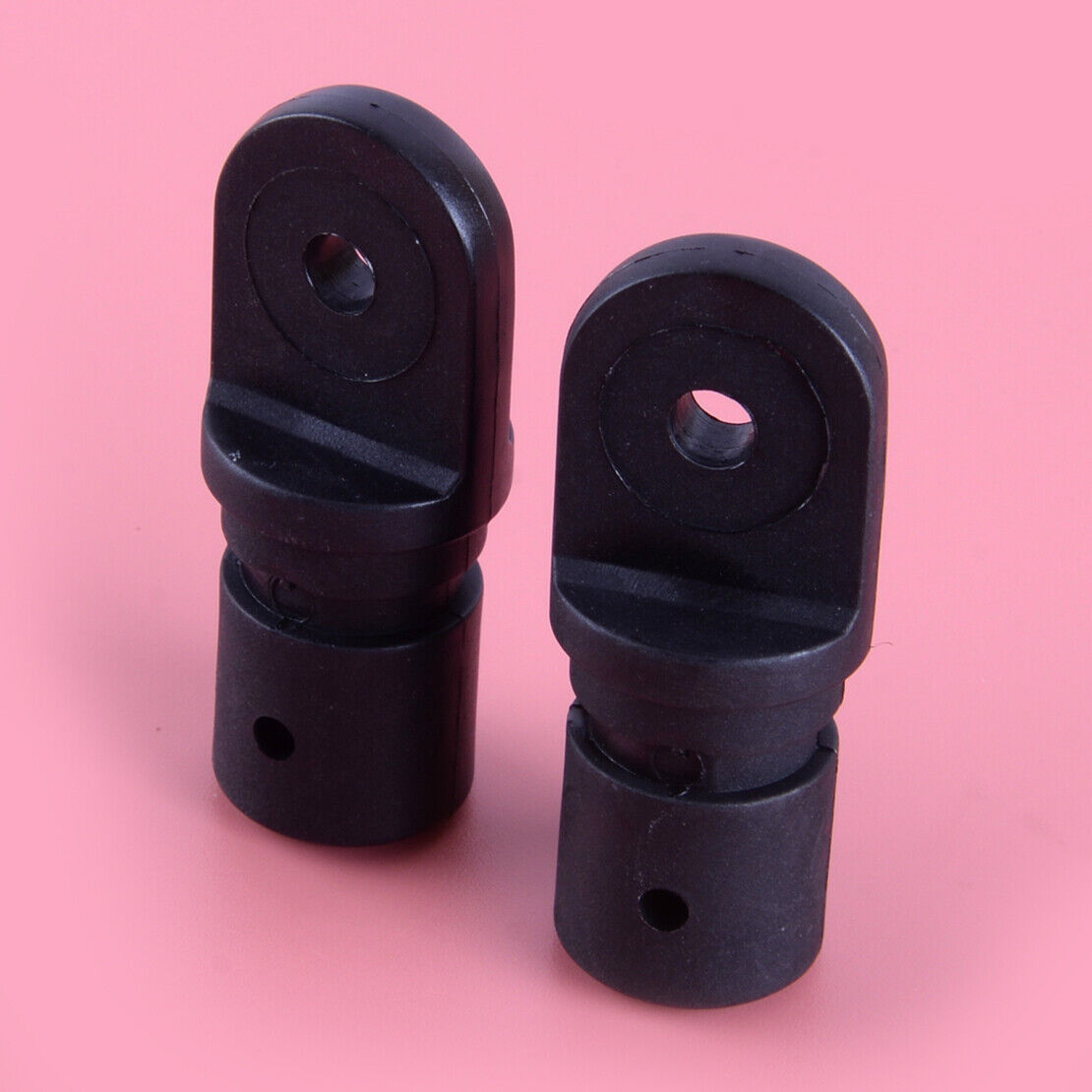 2pcs 7/8" Boat Cover Canopy Fitting Black Nylon End Cap Bimini Boat Fittings A2