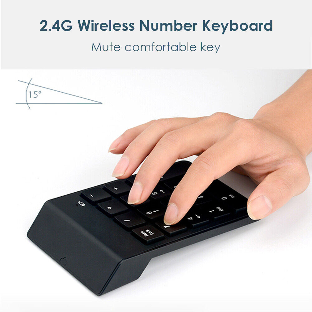 18 Keys 2.4G Numeric Keypad Laptop Tablet Digital Wireless Numpad Keyboard