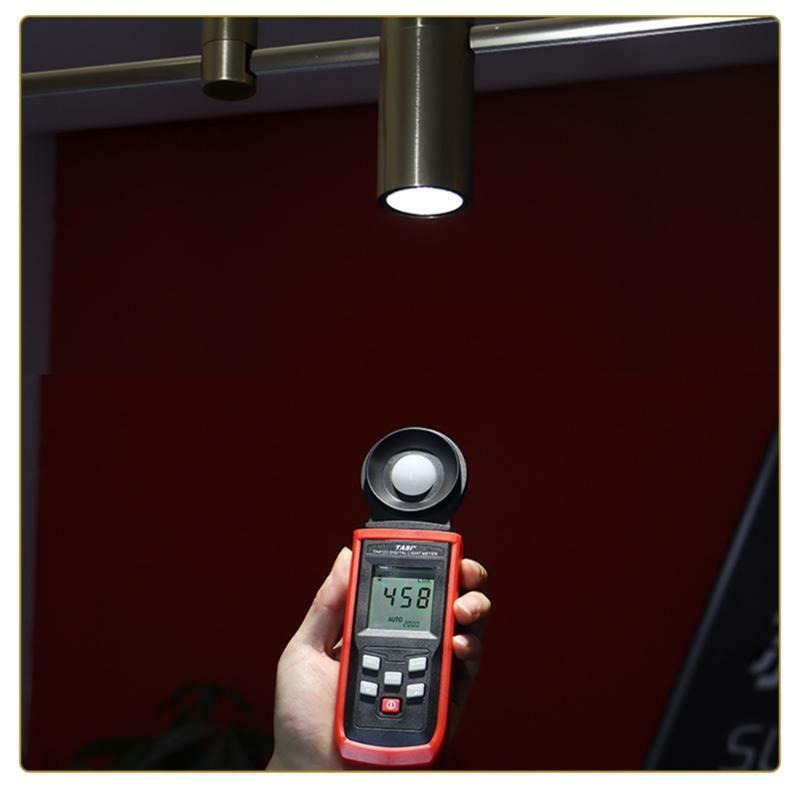 TA8123 200,000 Lux Light Meter Lux/FC Measure Tester Luxmeter 50 Group Data Hold