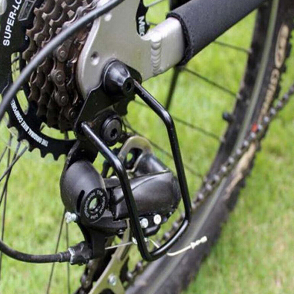 Bicycle Rear Derailleur Chain Gear Protector Transmission Protection(Black)