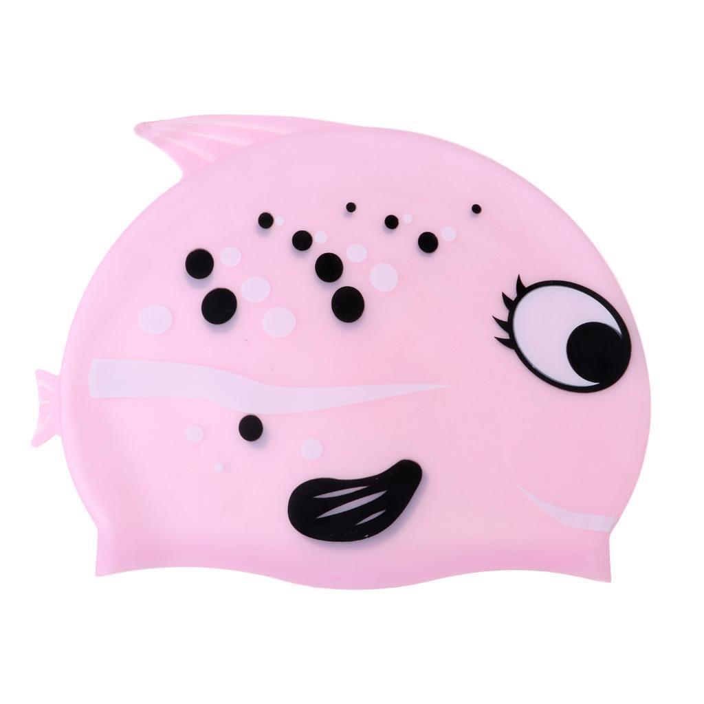 Waterproof Silicone Swimming  for Children - , as described Bobofish Pink