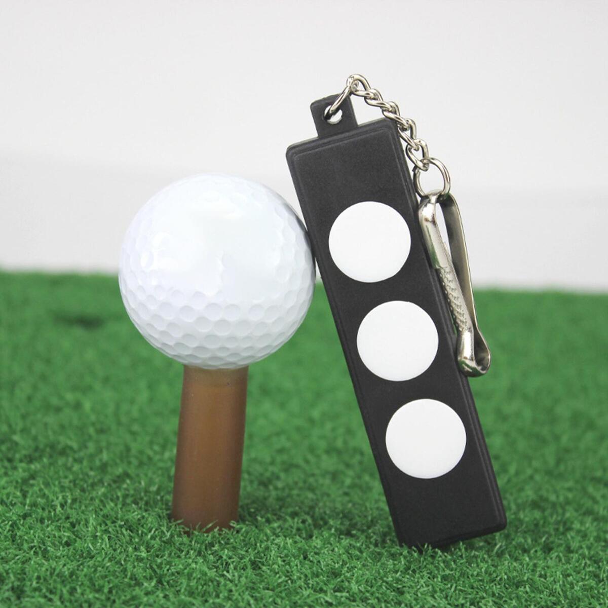 Golf Tee Holder Carrier Keychain Training PVC Portable Women Men