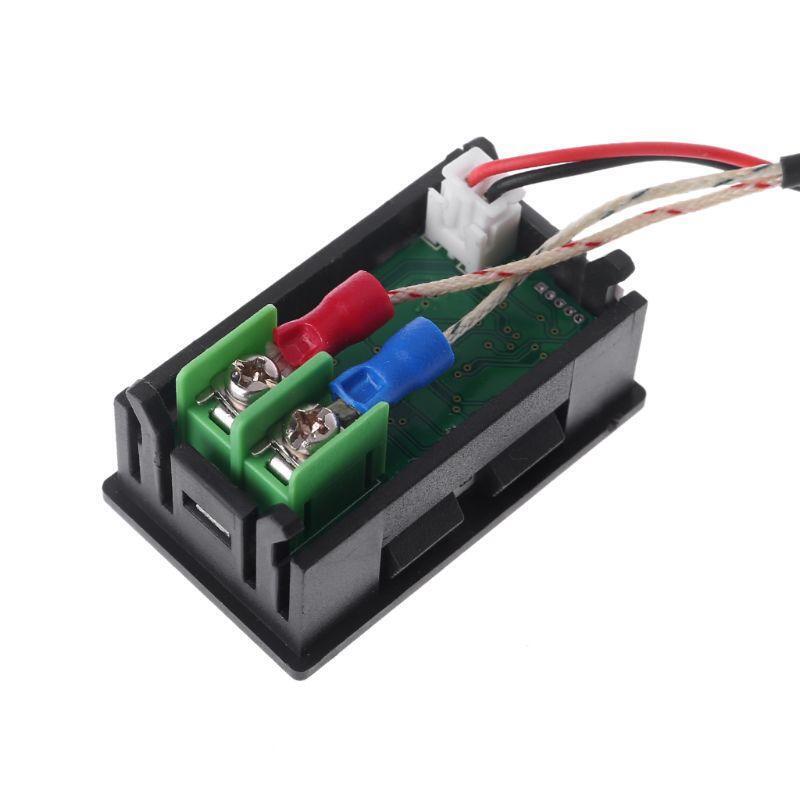 Dual Digital K Thermocouple Thermometer Embedded High Temperature Sensor Tester