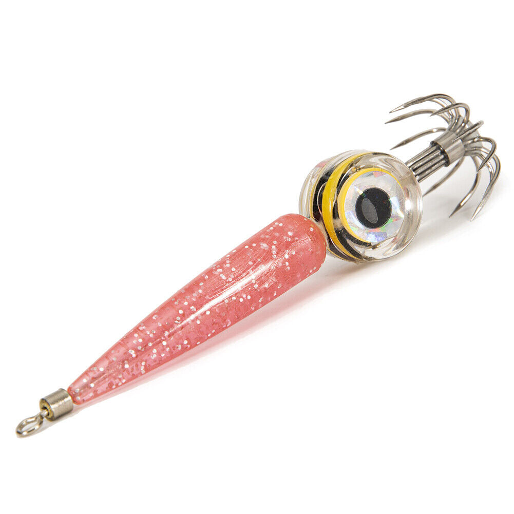LED Fish Bait Lure Light Squid Fishing Octopus Sea Underwater Lamp (Pink)
