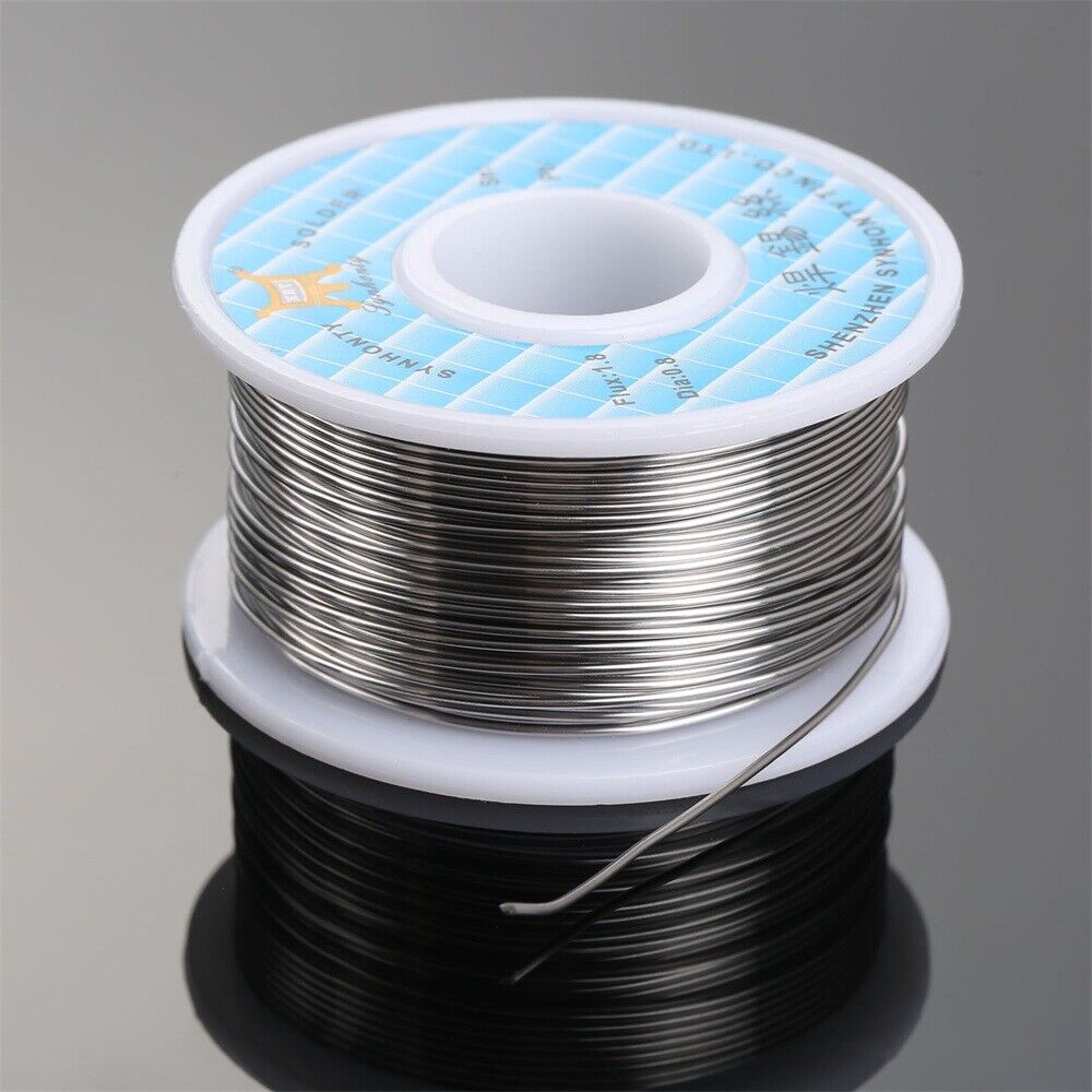 Tin Lead 0.8mm Solder Soldering Welding Iron Wire Reel No Spattering 100g 1pc