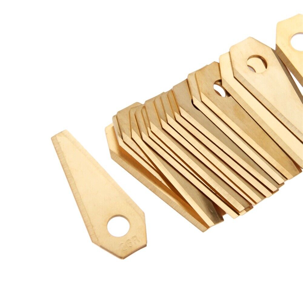 Lawnmower Titanium Coated Cutting Blade For Robotic Bosch Indego Replacement 30X