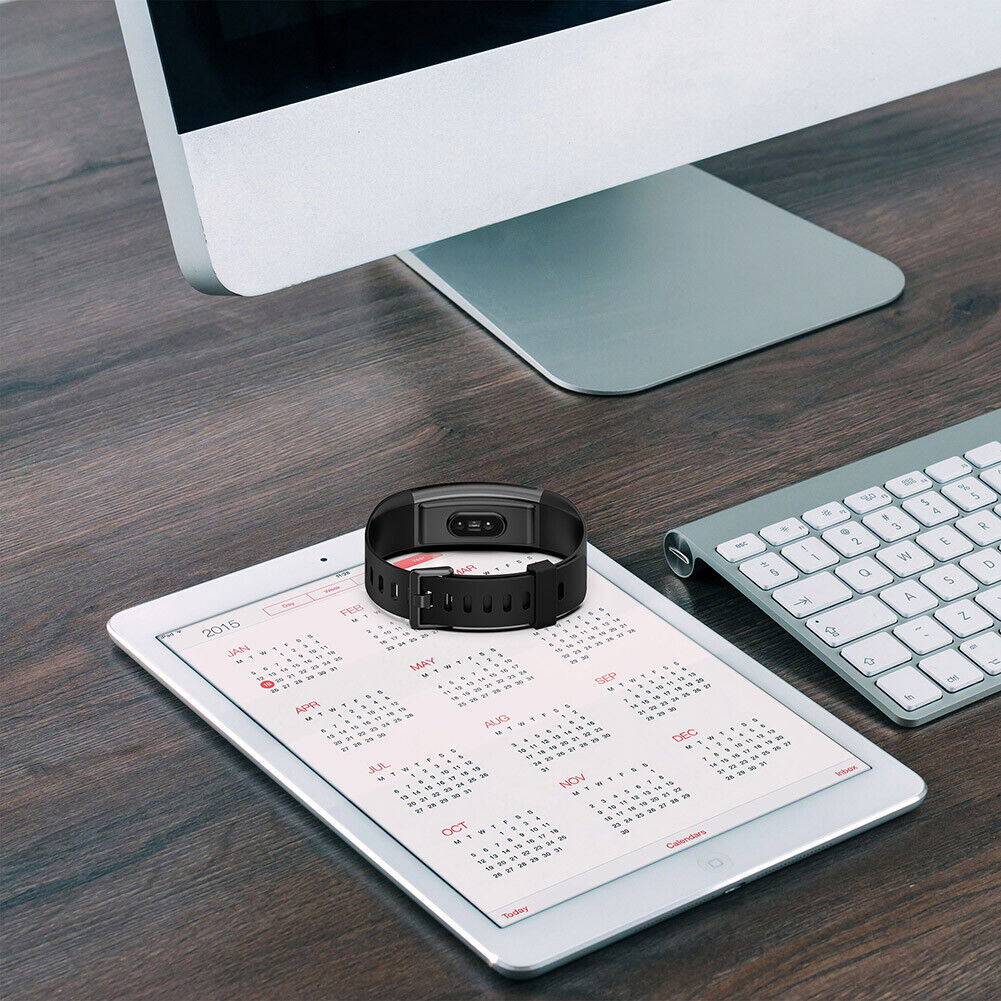 Watch Wristband Waterproof Silicone Bracelet Strap for Realme Band (Black)