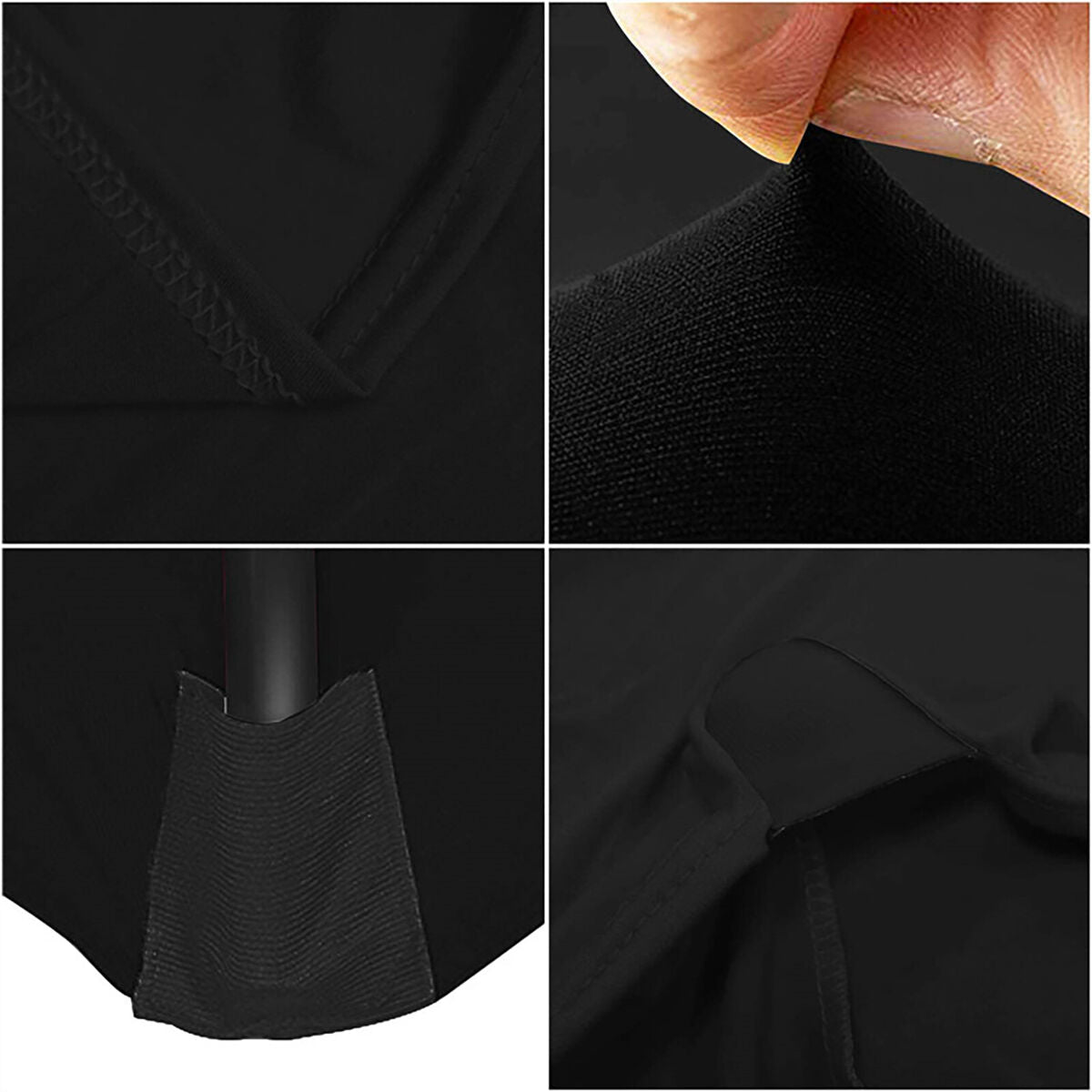 Rectangular Fitted Polyester Tablecloths High Stretch Table Cover (4FT)