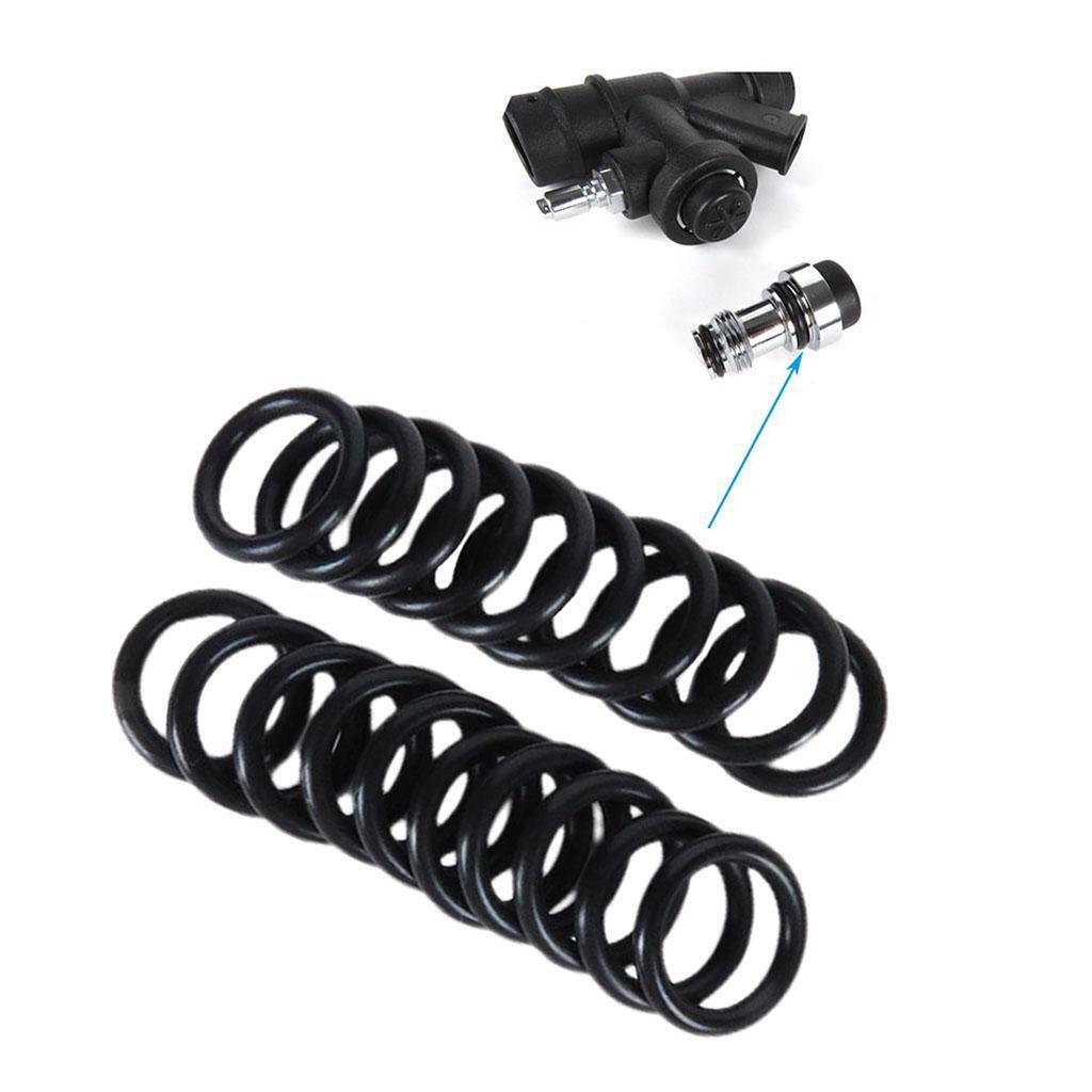 20Pcs Rubber O-Rings Seal Gaskets Oil Resistant Flexible Technical Black Hoses
