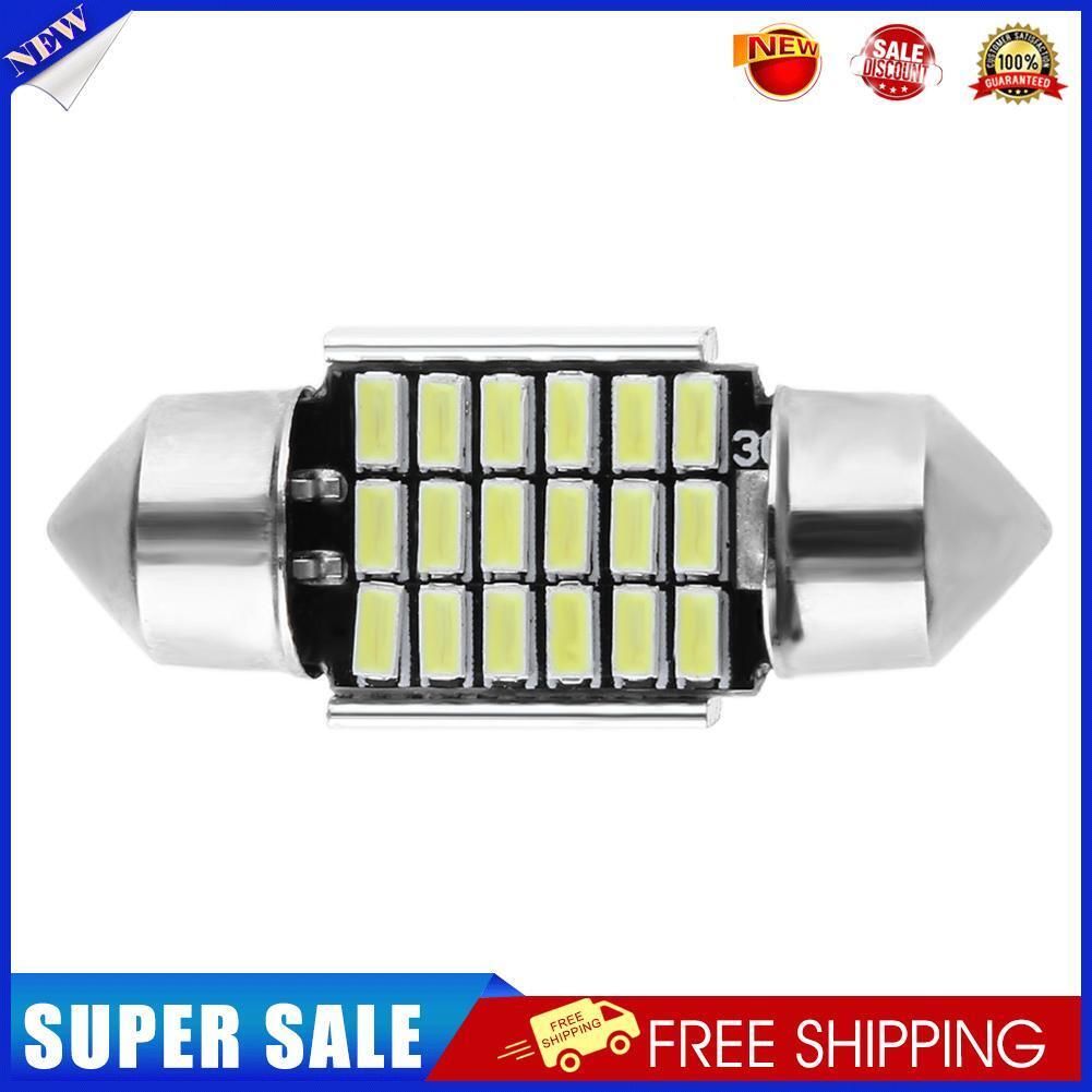2pc 31mm 3014 18LED 5050SMD Car Doom Festoon Interior Reading Light Bulb