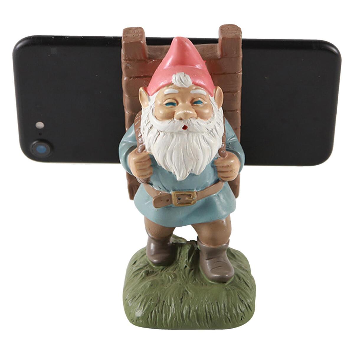 Cute Phone Stand Santa Santa Claus Shape Desk Home Bedroom Ornaments Crafts