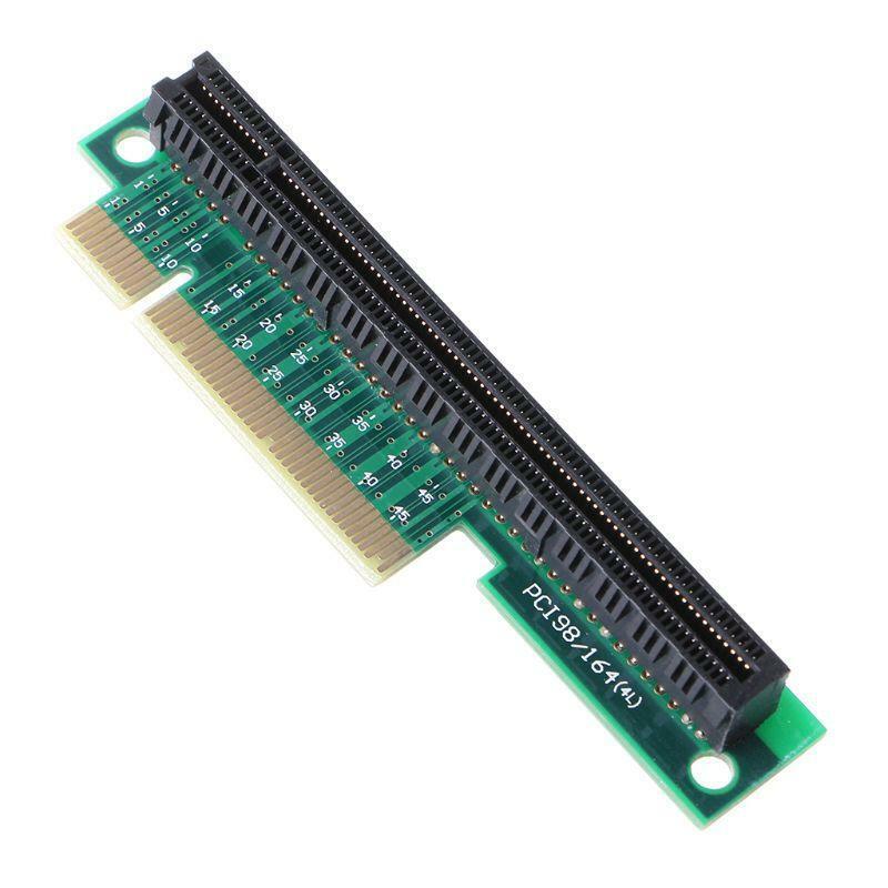 PCI-E 8X to 16X Riser Adapter PCI-Express x8 to x16 90 Degree Card for 1U/2U