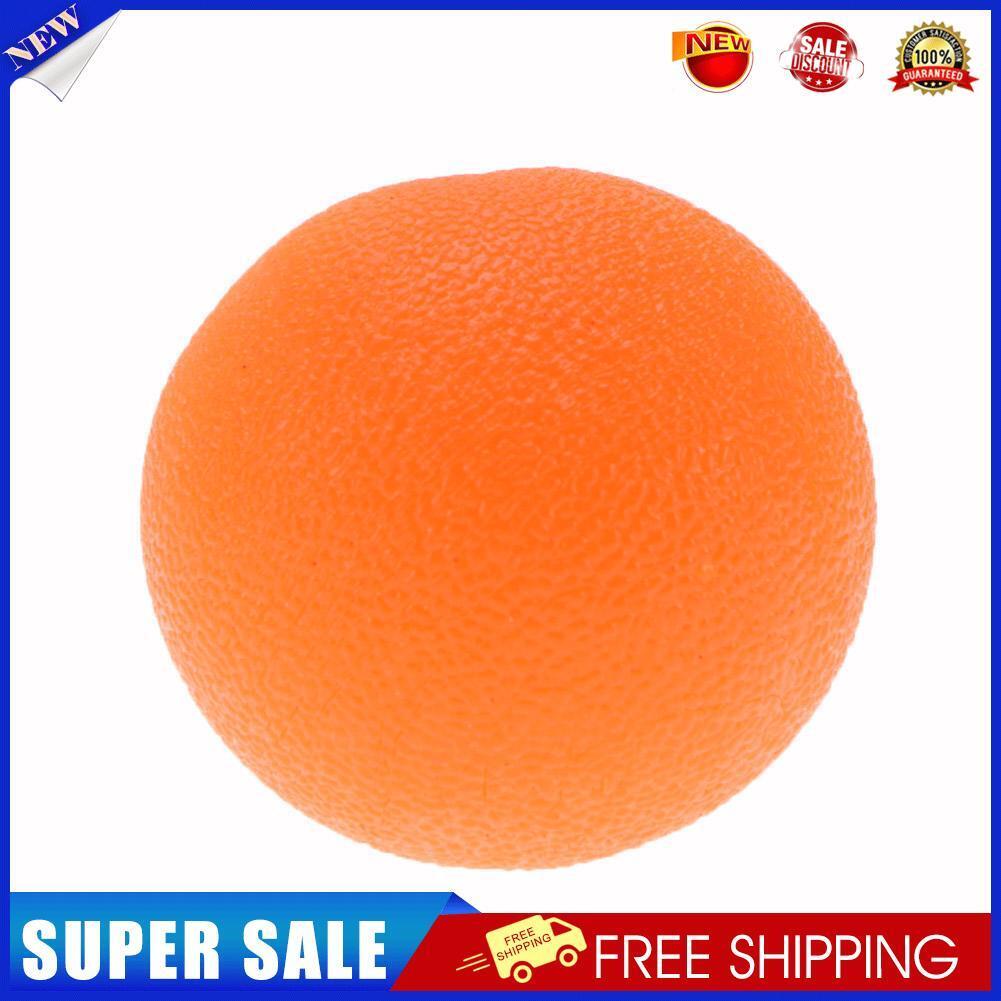 Hand Grip Muscle Power Train Jelly Fitness Finger Exerciser Ball(Orange)