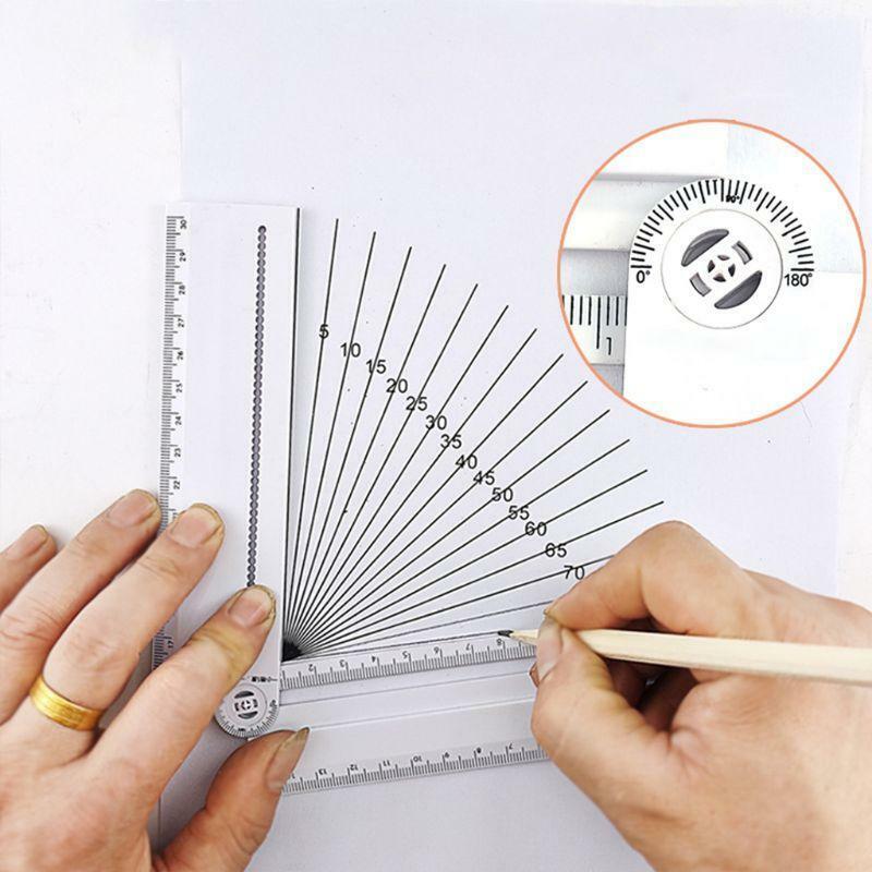 Compass Metal Multifunctional Drawing Circle Tool Ruler Painting Professional