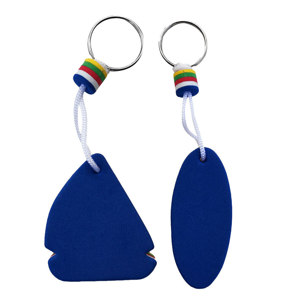 Sail & Surfboard Shape Floating Keyring for Boating Yachting Sailing Swim