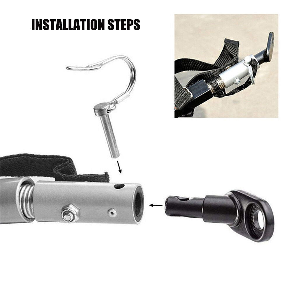 Bike Trailer Steel Linker Bicycle Rear Rack Baby Pet Hitch Linker Connector
