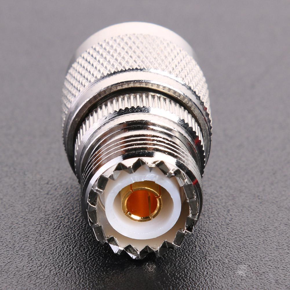N Type L16 Male Plug to UHF SL-16 PL259 Female RF Coax Adapter Connector