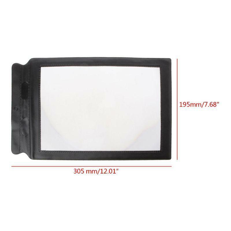 3X Full Page Magnifier Large Magnifying Glass Reading Book Aid Len Magnification