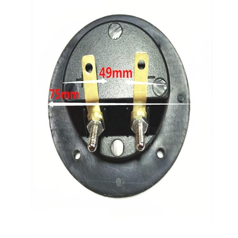 2-Way Speaker Box Terminal Binding Post Screw Cup Connector With 2 Banana Jack