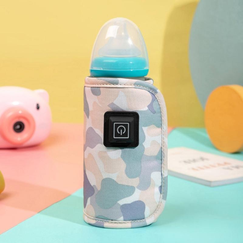 Portable USB Baby Bottle Warmer Travel Milk Warmer Infant Feeding Bottle Warmer