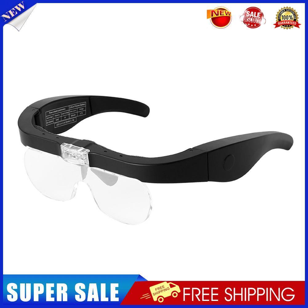 1.5X 2.5X 3.5X 5.0X Magnifying Glasses Magnifier with LED Light for Reading