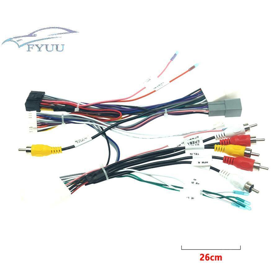 16Pin Car Stereo Audio Wiring Harness W/Canbus Box For Mitsubishi Pajero 2018-20