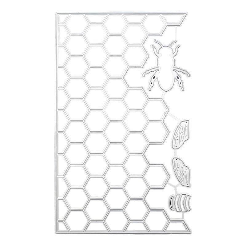Honeybee Hive Metal Cutting Dies Stencil DIY Scrapbooking Album Stamp Card