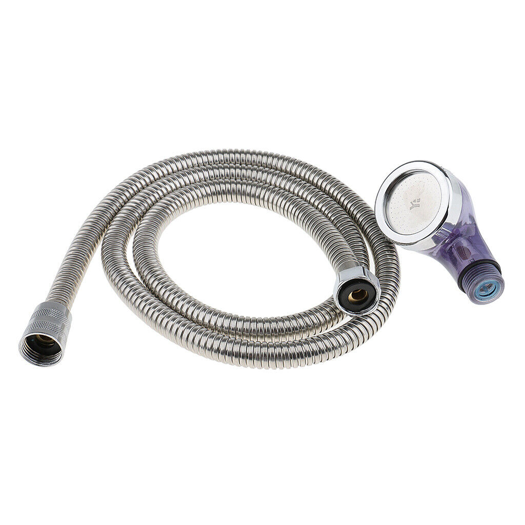 Hot Cold Faucet and Spray Hose for Beauty Salon Shampoo Bowl Parts Kit 80cm