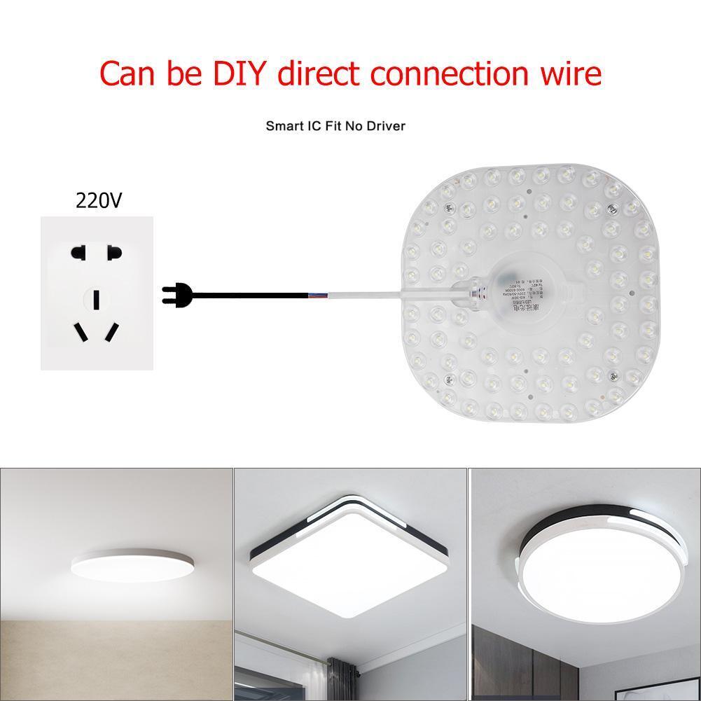 72LED Module Ceiling Lights 36W Magnet Source Replace Lamp (White Light)