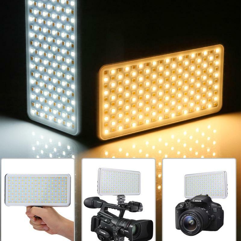 Handheld Photography Fill Light Bi-Color Dimmable Lighting Fill Lamp 3500K-5600K