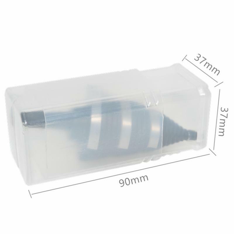 Dual-Fluted Stepper Bit 3/8" Hex Shank 7/8 to 1-3/8" for Cutting Metals Plastic