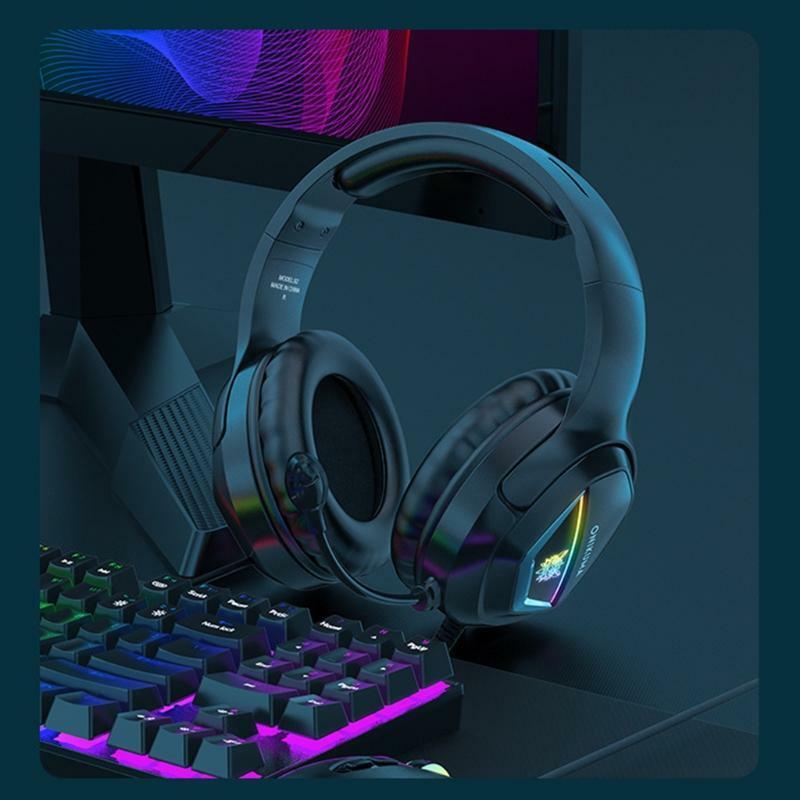Gaming Earbud RGB Soft Memory Earmuffs 40 mm Driver for a Powerful and Stereo