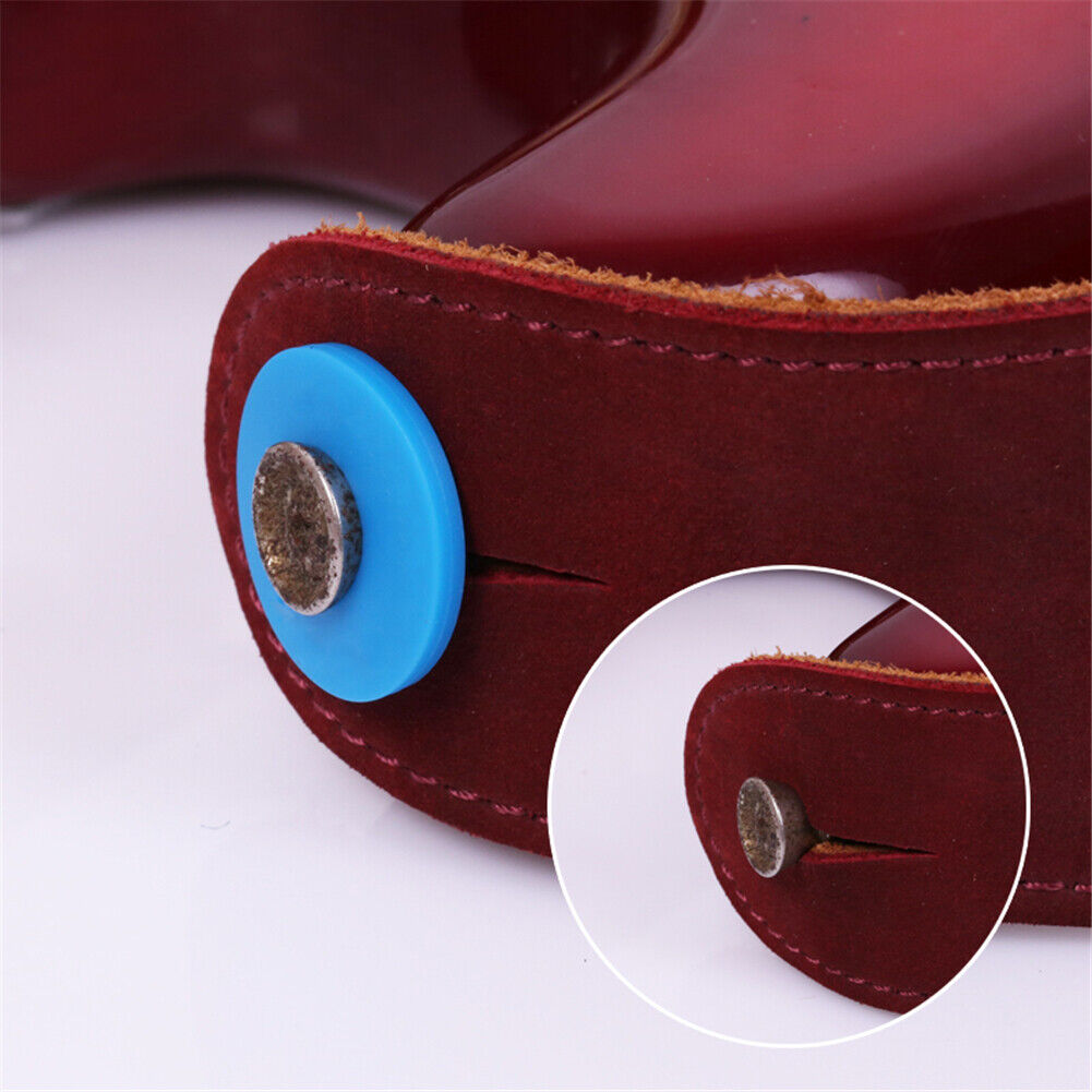 Guitar Strap Locks Blocks Silicone Soft Anti Slip Tail Nail Buckle Parts (A