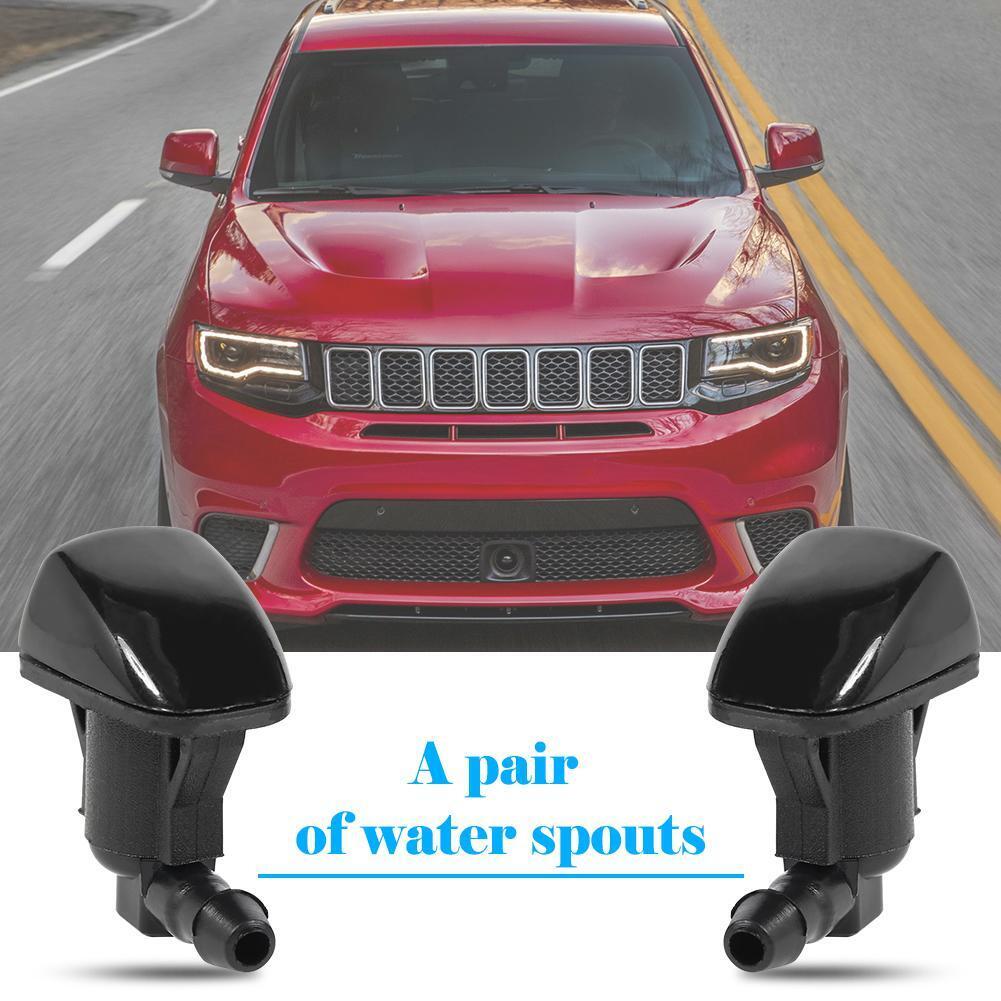 For Grand Cherokee 11-17 Front Windshield Washer Nozzles 68260443AA 1 Pair