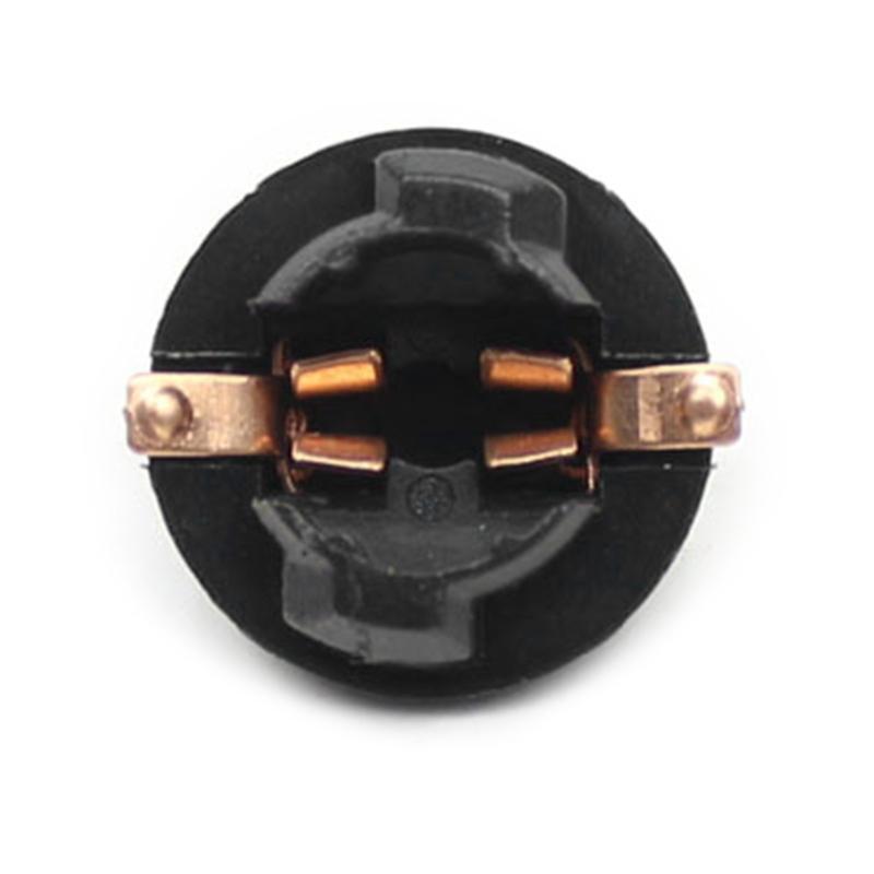 T10 Base Car Socket Twist Lock W5W Instrument Panel Cluster Plug Dash Light Bulb
