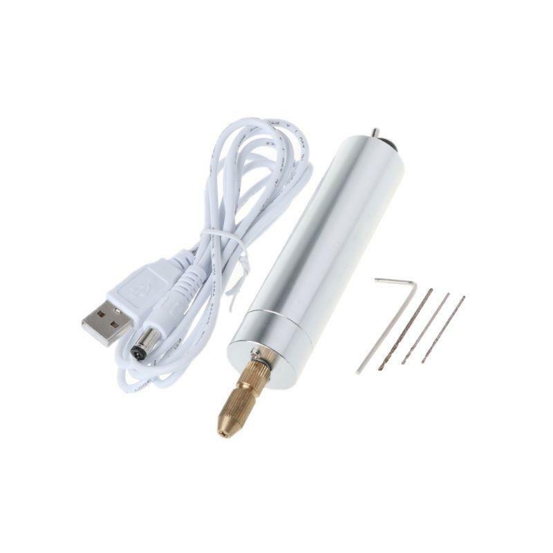 USB Mini Micro Electric Hand Drill PCB Board Drilling DIY Plastic Wood Punched