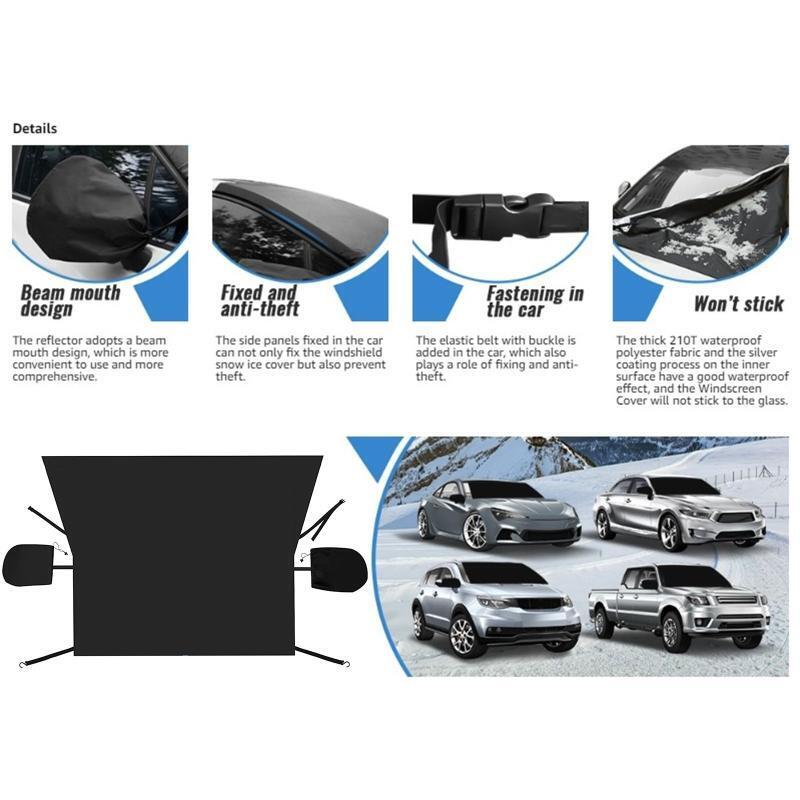 Car Truck Windshield Sun Snow Cover Protects Wipers from Ice Frost 209x147cm