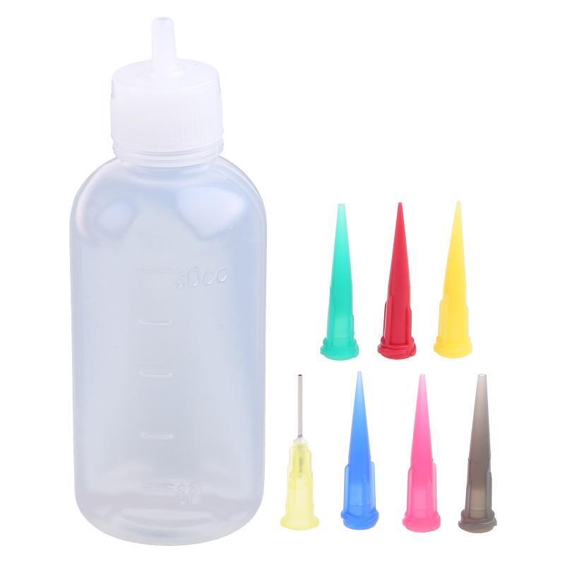 Jam Painting Squeeze Bottles with Nozzles for DIY Craft Frosting with Scale Tool