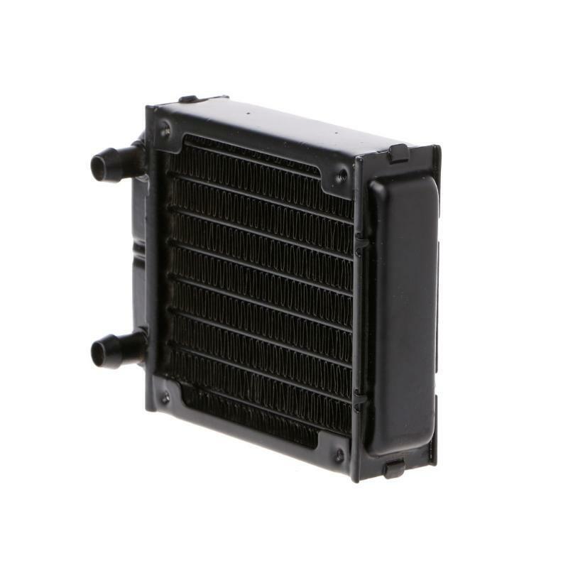 Water Cooler Aluminum Radiator 80mm For Computer  8cm Fan CPU Cooler Heat Sink