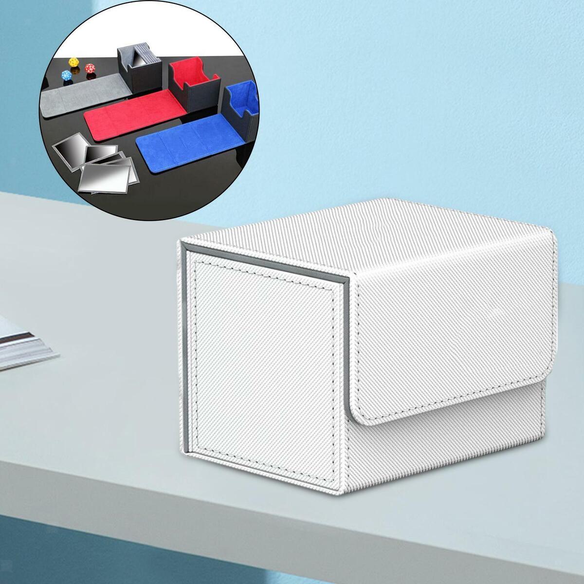 2x 2pcs Durable Trading Card Deck Box Holder Display Organizer for TCG